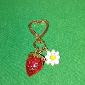 Strawberry Bag Charm